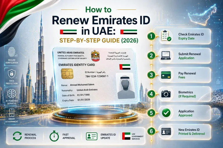 Renew Emirates ID in UAE: Step-by-Step Guide (2026)