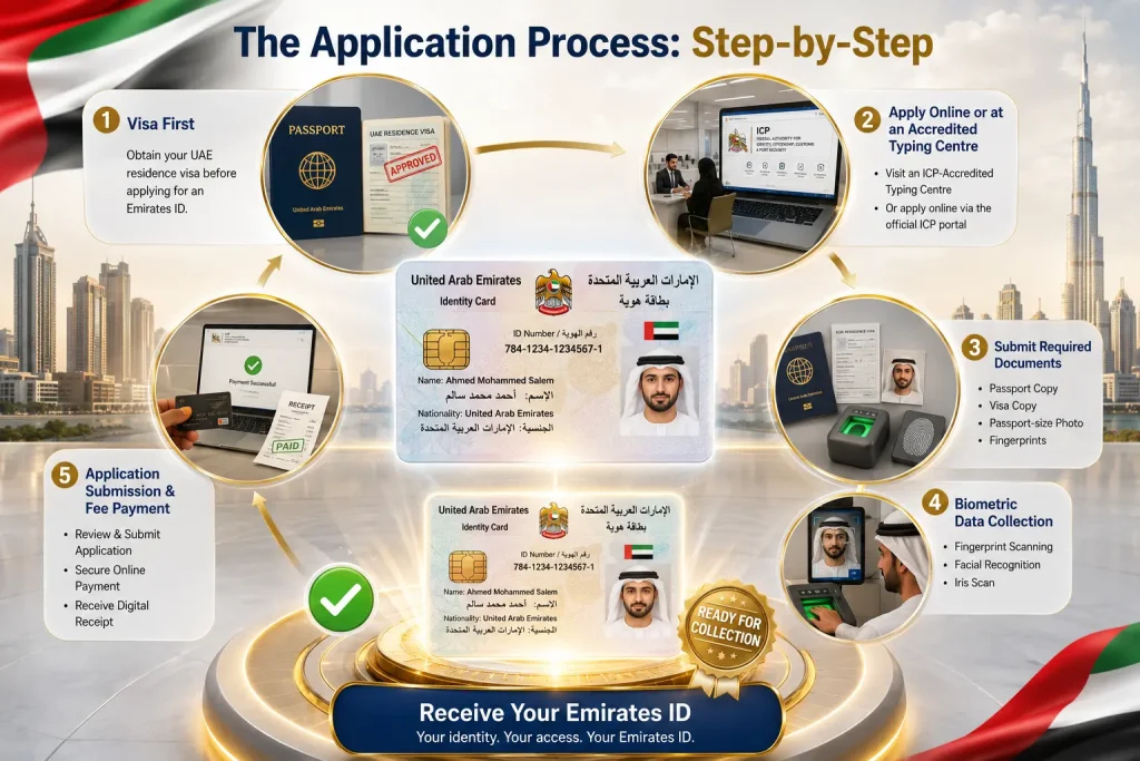 Emirates ID Download The Application Process: Step-by-Step