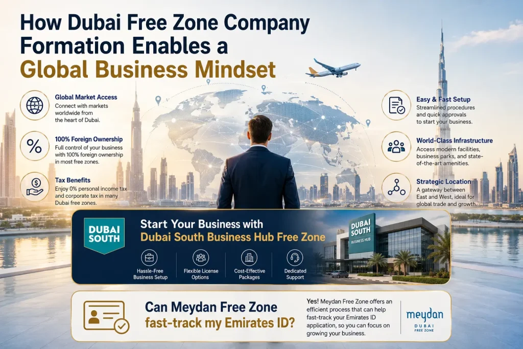 Emirates ID Download How Dubai Free Zone Company Formation Enables a Global Business Mindset