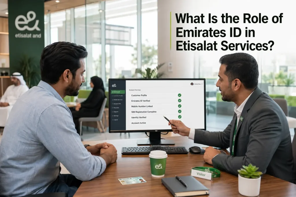 What Is the Role of Emirates ID in Etisalat Services?