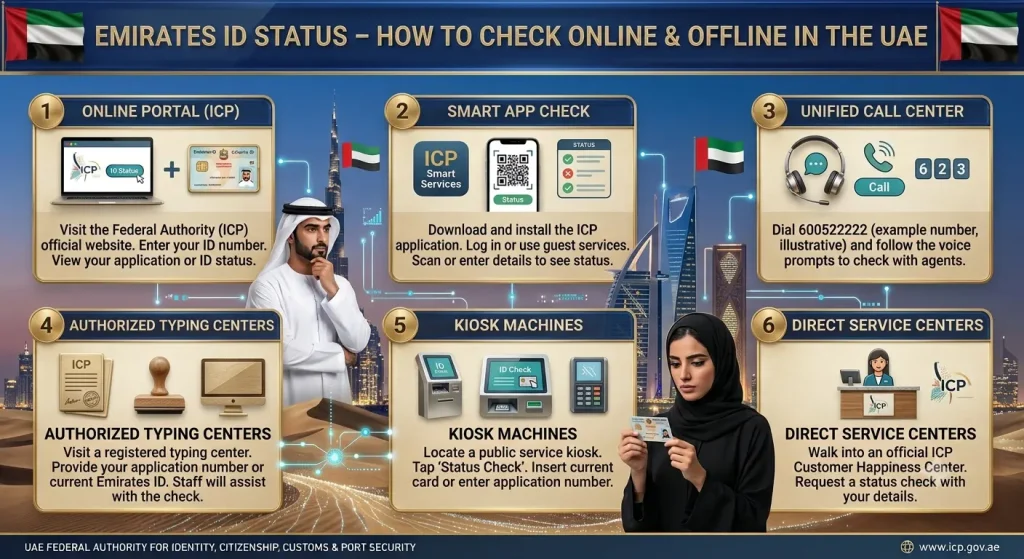 Emirates ID Status – How to Check Online & Offline in the UAE